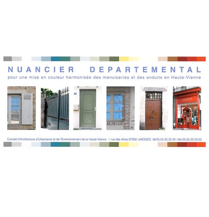 Nuancier départemental de la Haute-Vienne