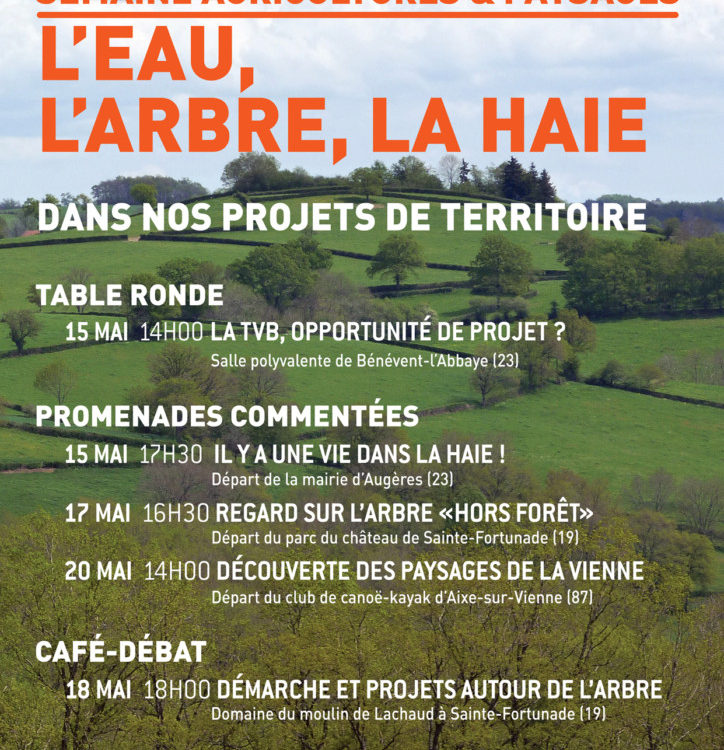 Semaine Agricultures et Paysages édition 2017