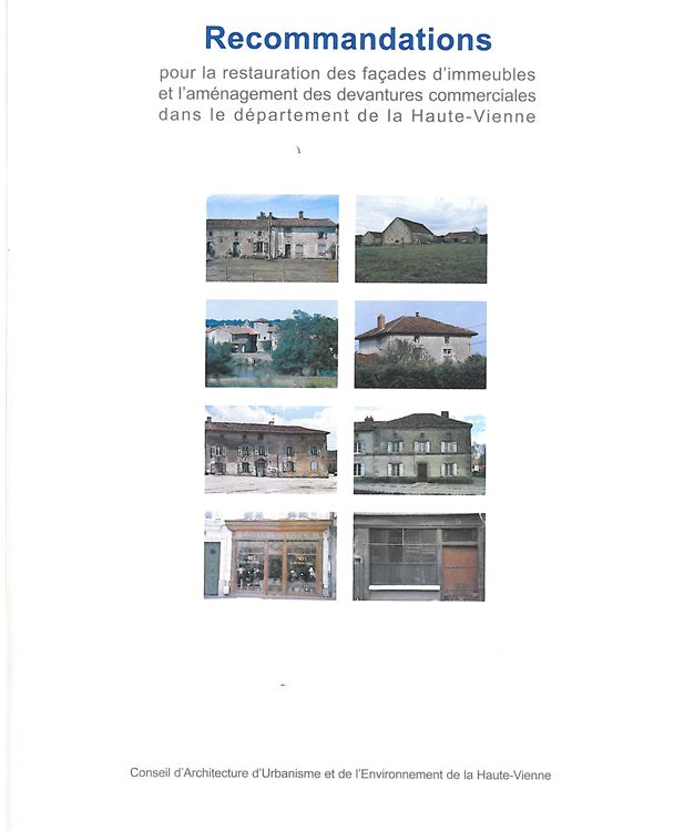Recommandation pour les restaurations de façades